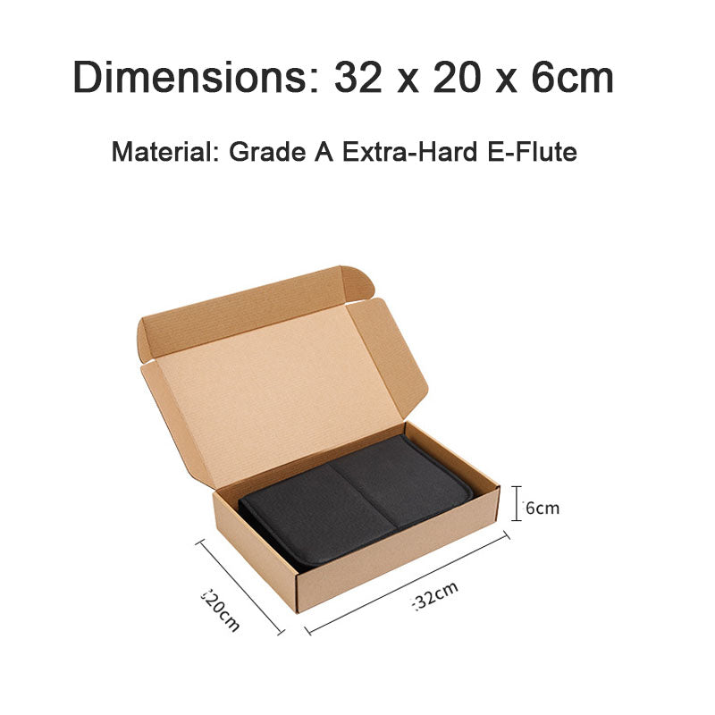 20 Pieces Shipping Boxes Home Use Corrugated Cardboard Packaging Boxes Suitable for Books Small Gift Boxes