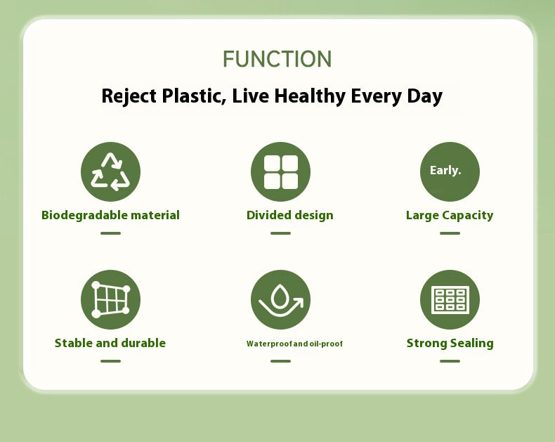 Compostable 50 Pack Heavy Duty Takeout Boxes Biodegradable Sugarcane Bagasse To-Go Containers