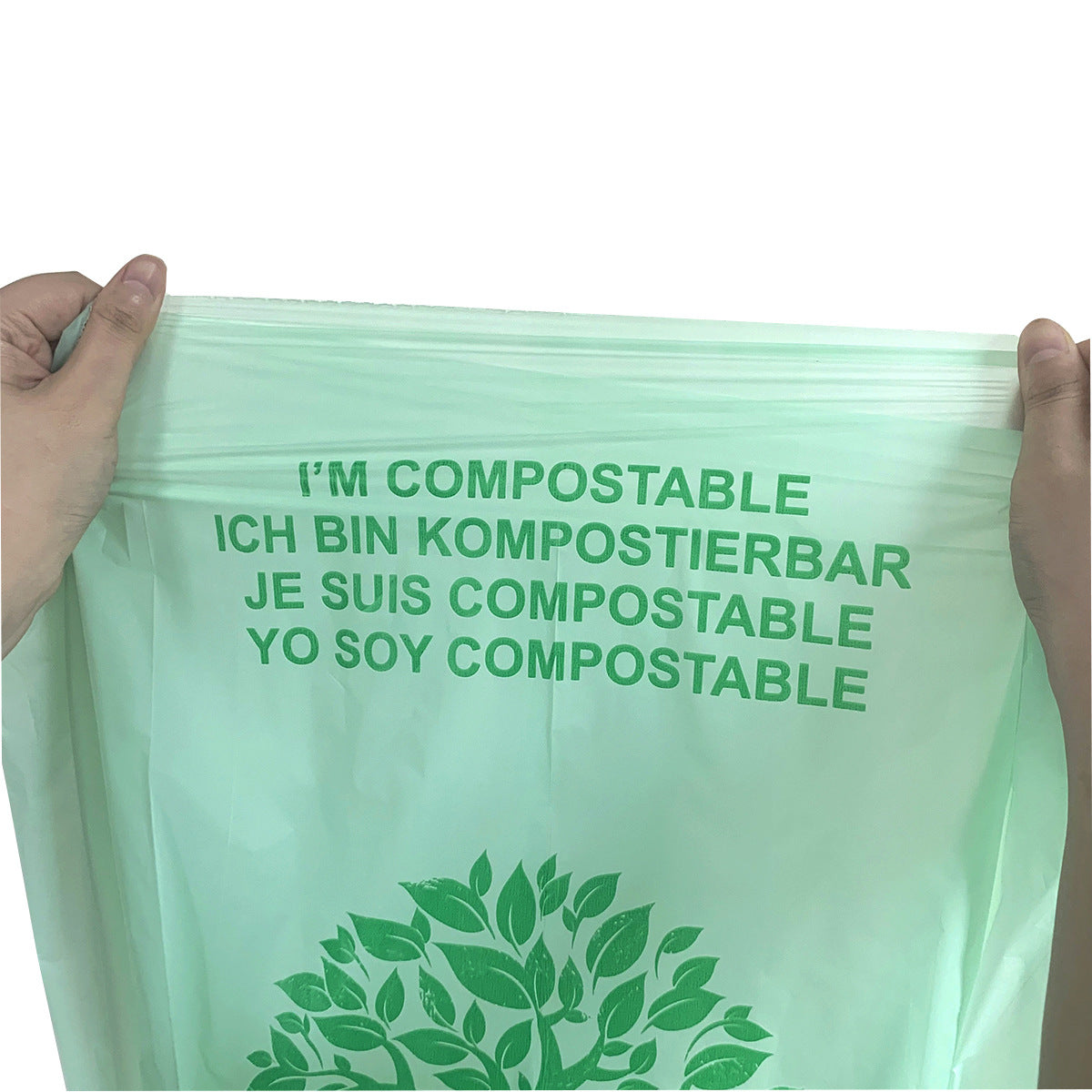 Compostable 8 Gallon Trash Bags 30 Liter 25 Count Biodegradable Bag Unscented for Bathroom Kitchen Home