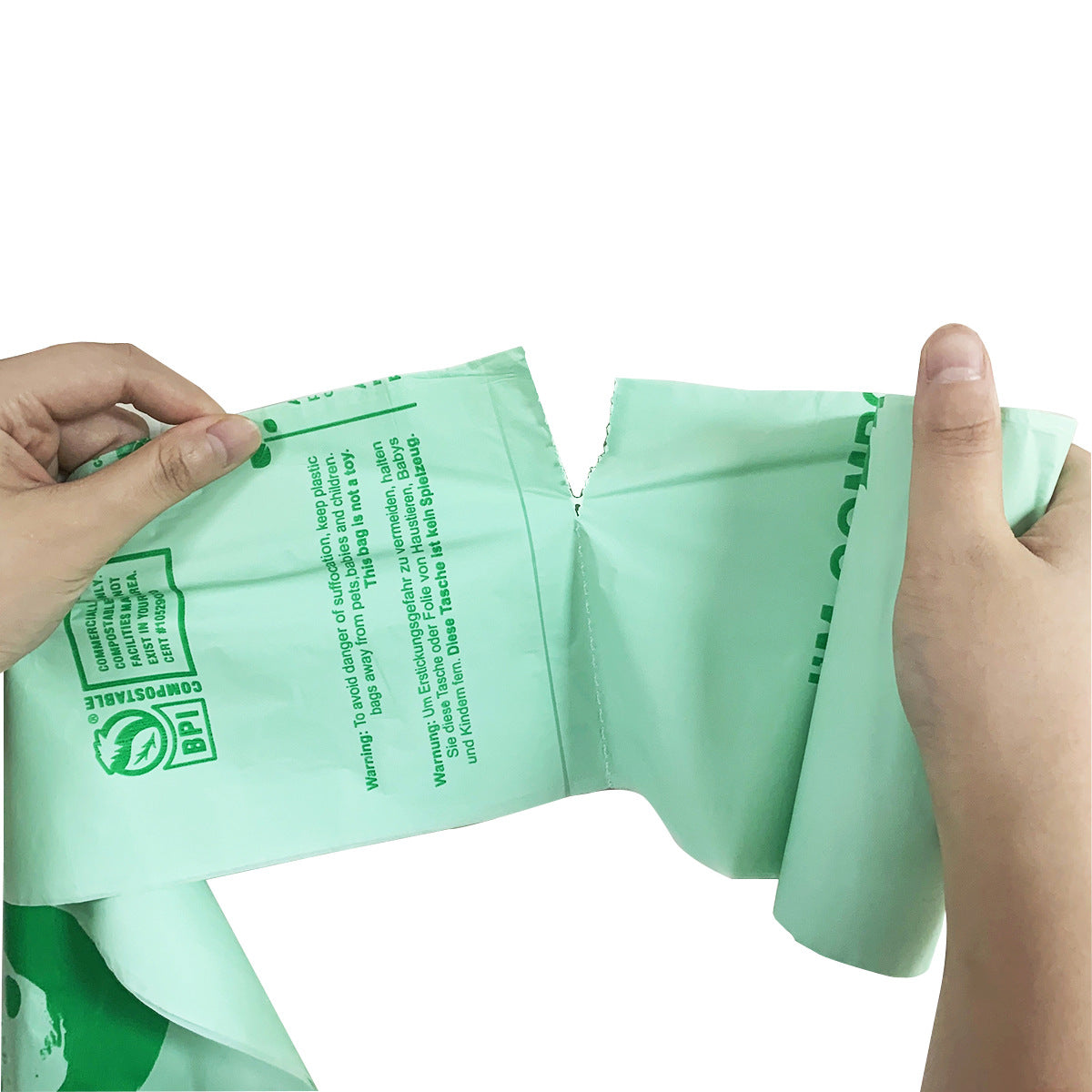 Compostable 8 Gallon Trash Bags 30 Liter 25 Count Biodegradable Bag Unscented for Bathroom Kitchen Home