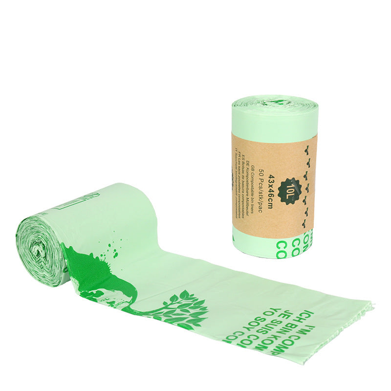 Compostable 8 Gallon Trash Bags 30 Liter 25 Count Biodegradable Bag Unscented for Bathroom Kitchen Home
