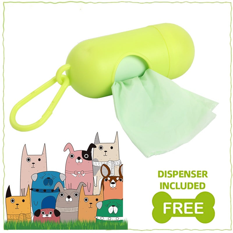 150 Counts Eco-Friendly Dog Waste Bags with Dispenser Biodegradable