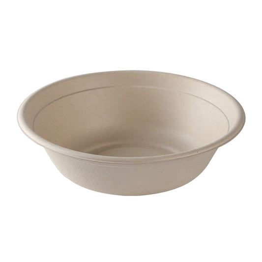 Compostable Sugarcane Bowls 50 Pack Heavy Duty Microwavable Safe Biodegradable Paper Bowls for Hot Soup Salad Snacks