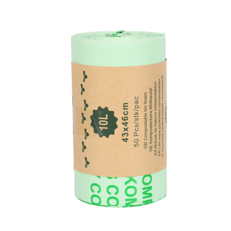 Biodegradable and Compostable Trash Bags Unscented Strong & Durable 50 Counts Eco-Friendly Kitchen and Home Waste Bags