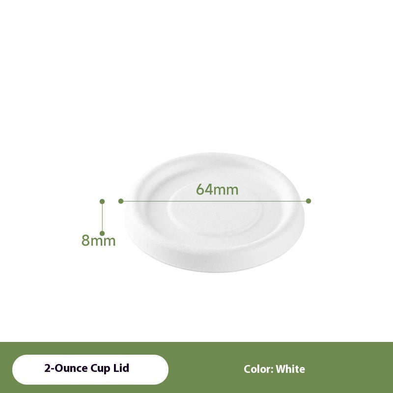 Compostable Condiment Cups with Lid 50 Pack Sugarcane Bagasse Biodegradable Great For Sauces Condiments Slime Food Storage