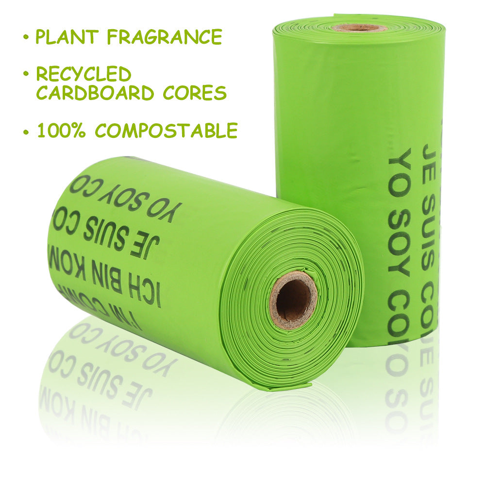 Compostable Dog Poop Bags Rolls Unscented Doggie Waste Bags Leak Proof Easy to Tear