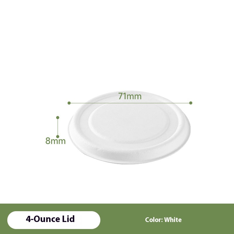 Compostable Condiment Cups with Lid 50 Pack Sugarcane Bagasse Biodegradable Great For Sauces Condiments Slime Food Storage