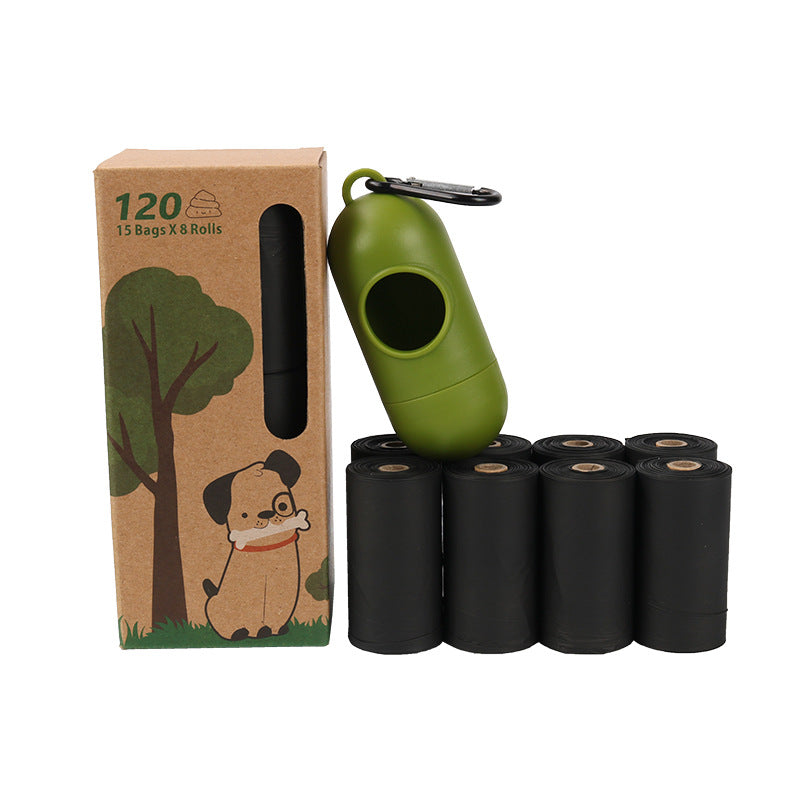 Compostable Dog Poop Bags + Dispenser - 120 Leak-Proof BPI