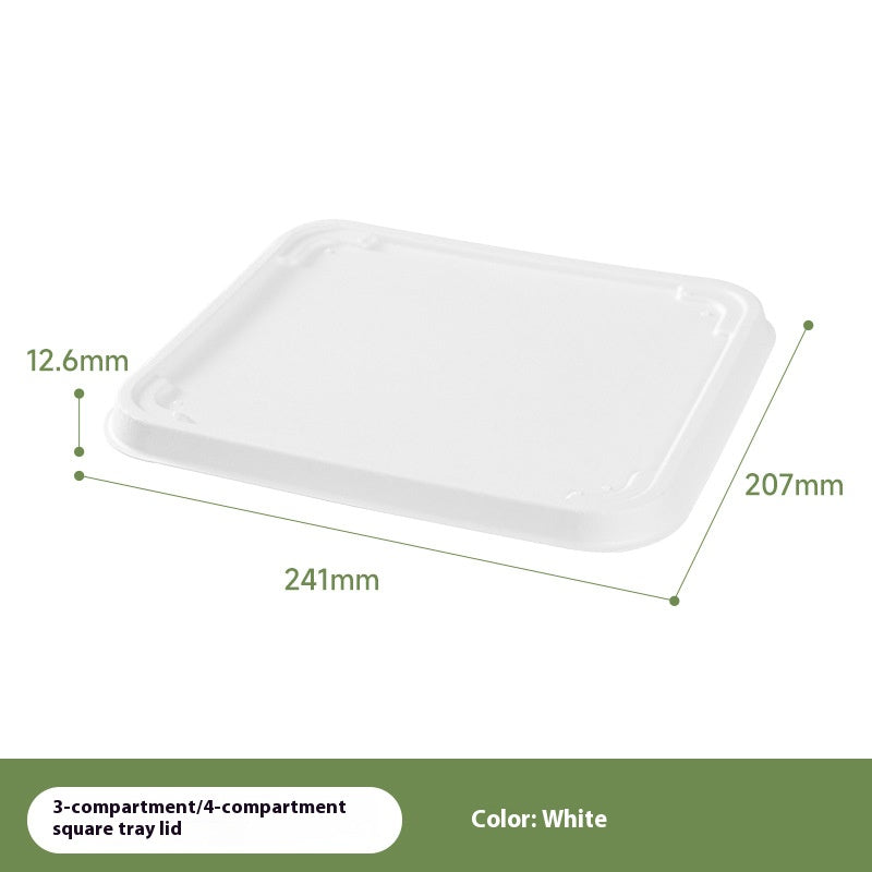 Compostable 50 Pack Heavy Duty Takeout Boxes Biodegradable Sugarcane Bagasse To-Go Containers